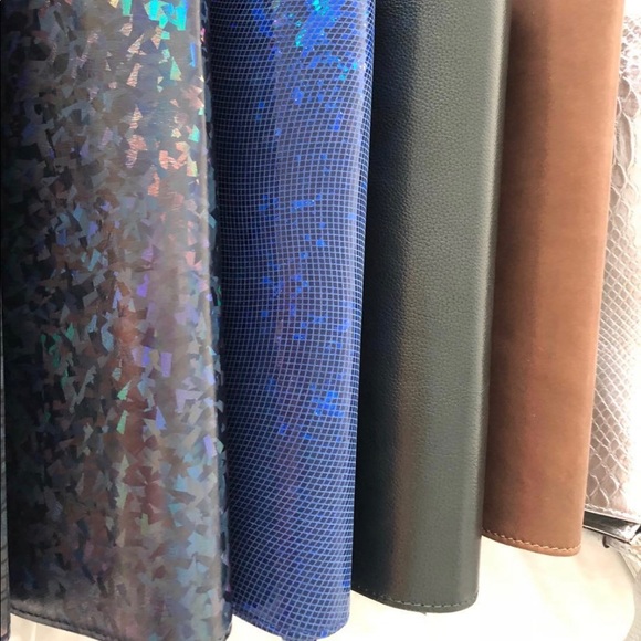 NWT VINTAGE Green Italian handcrafted leather Clutch - Picture 4 of 4